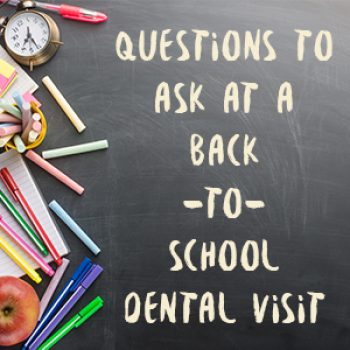Lexington dentist, Dr. Alisha Patel of Hamburg Family Dental, shares ideas for questions parents and children can ask at a back-to-school dental visit.