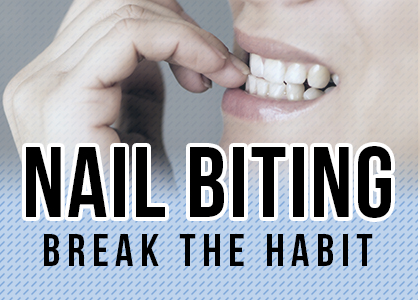 Lexington dentist, Dr. Alisha Patel at Hamburg Family Dental shares why nail biting is bad for your oral and overall health, and gives tips on how to break the habit!