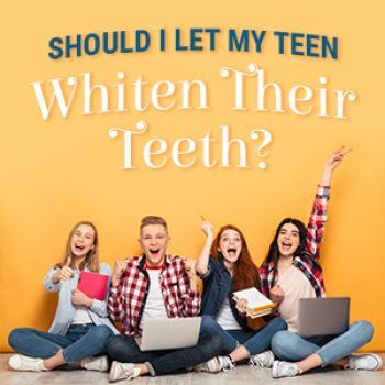 Lexington dentist, Dr. Alisha Patel of Hamburg Family Dental, talks to parents about when it’s safe for teenagers to whiten their teeth and why professional treatments are best.